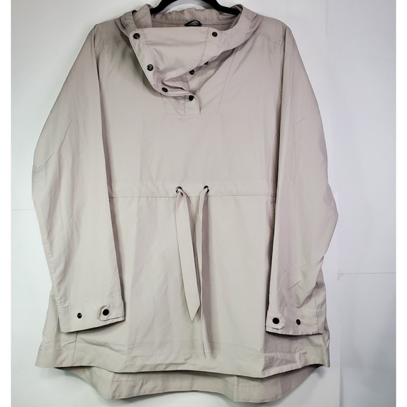 Nau Jackets & Blazers - Nau Women's S Anorak Sand Mid-length Hooded Lightweight windbreaker Recycled